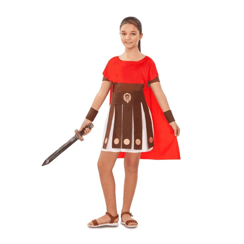 Disfraz de Guerrera romana 5-6 años infantil