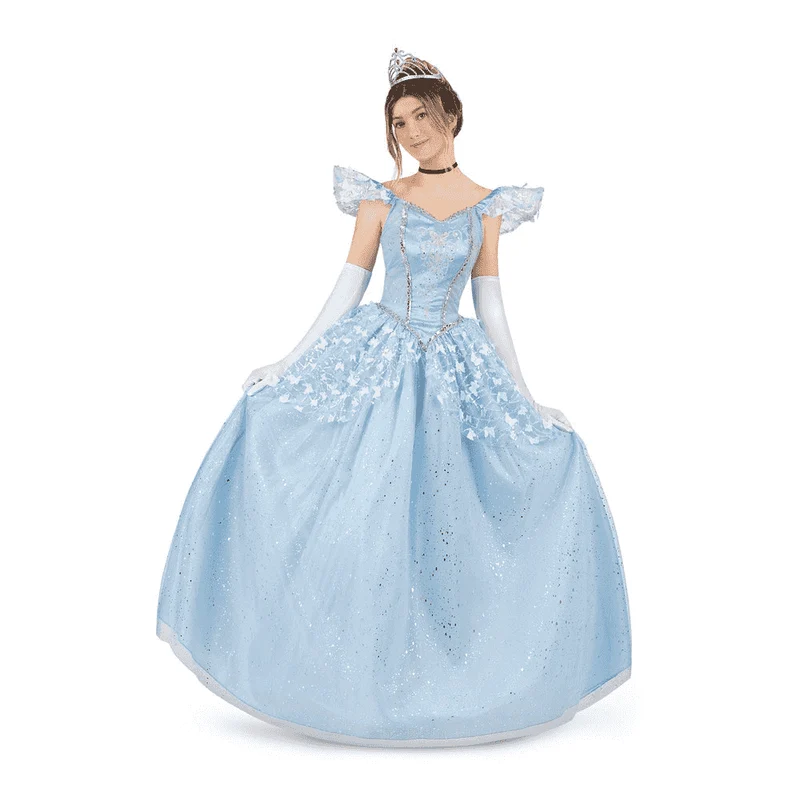 Disfraz de Princesa zapato de cristal adulto talla M