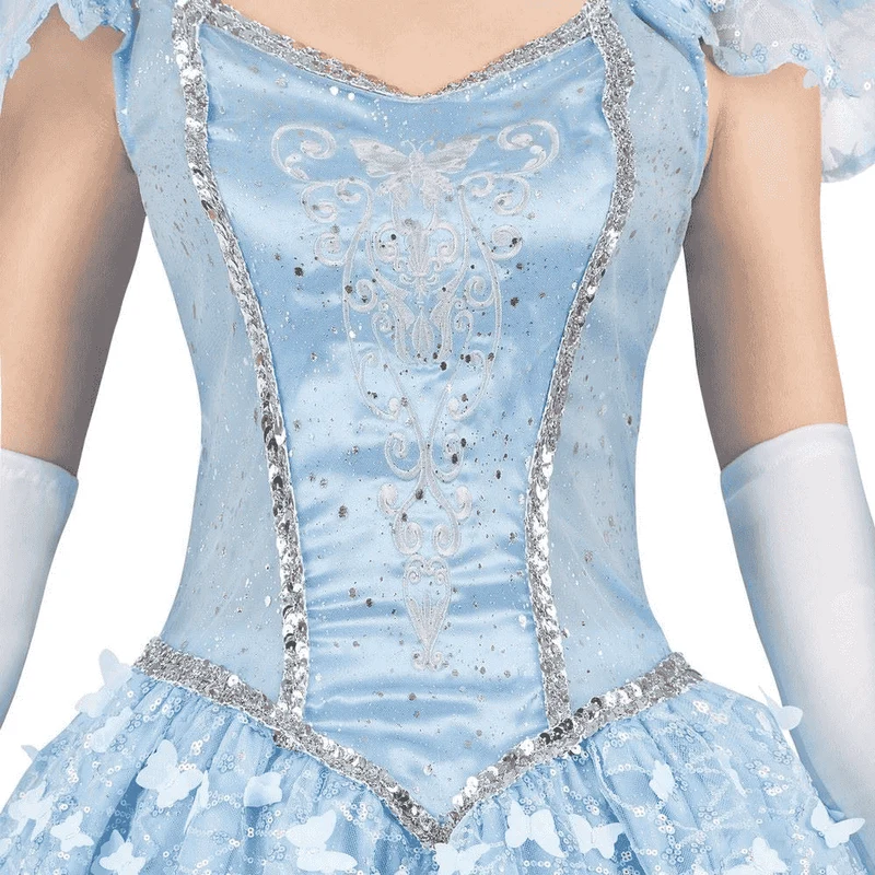 Disfraz de Princesa zapato de cristal adulto talla L