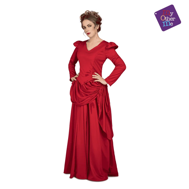 Disfraz de Dama roja del oeste ml adulto talla ML