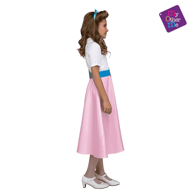 Disfraz de Pink lady 7-9 años infantil