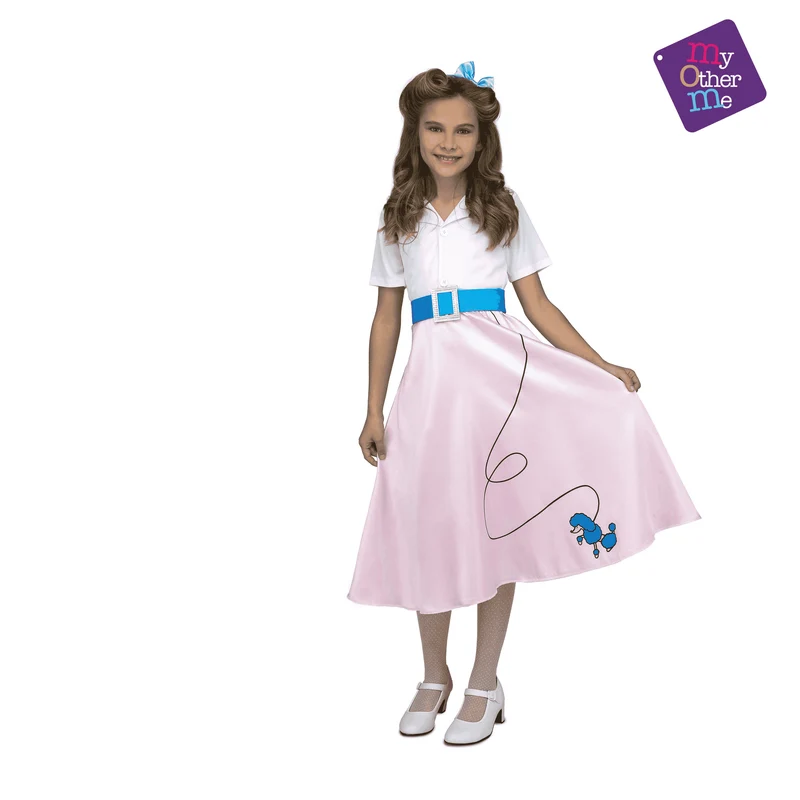 Disfraz de Pink lady 10-12 años infantil