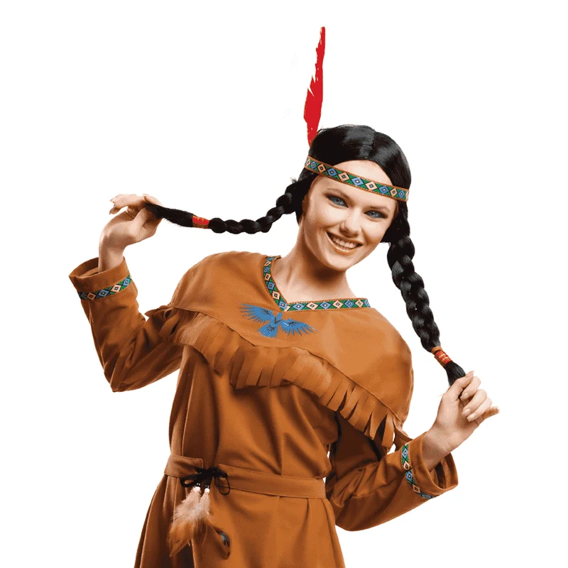 Disfraz de India adulto talla ML