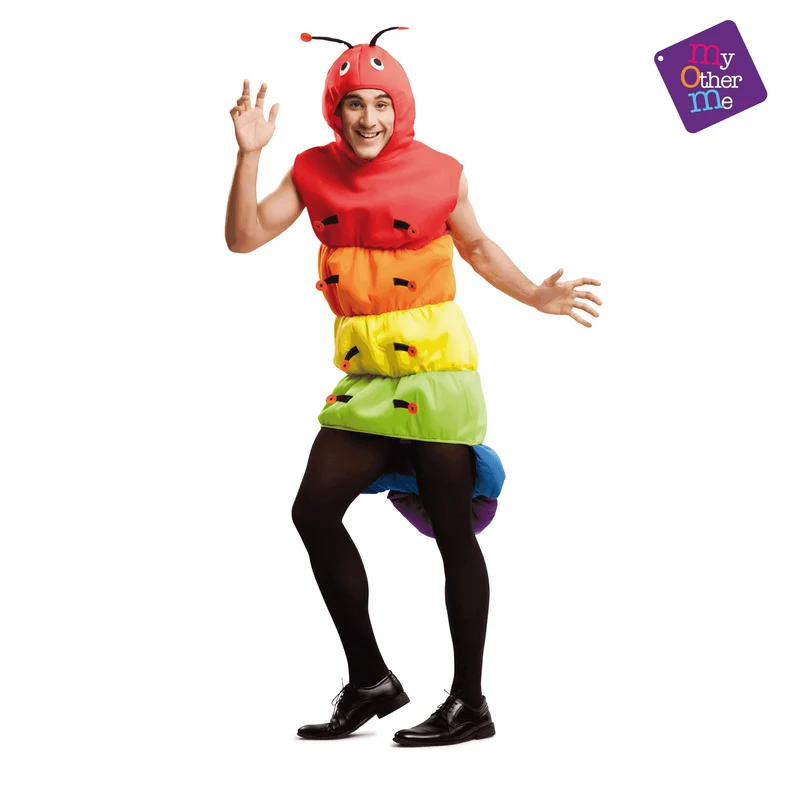 Disfraz de Gusano adulto talla ML