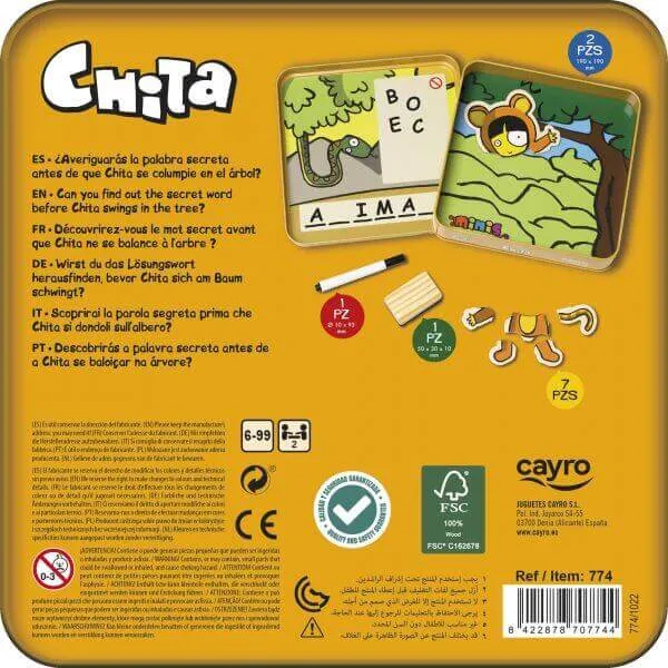 Chita - Juego de mesa - Cayro - 2 jugadores - 6+ años - 15 min