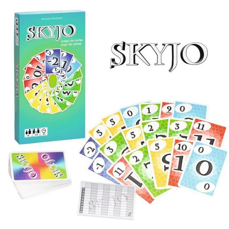 Skyjo - Juego de mesa - Ludilo - 2-8 jugadores - 8+ años - 20 min