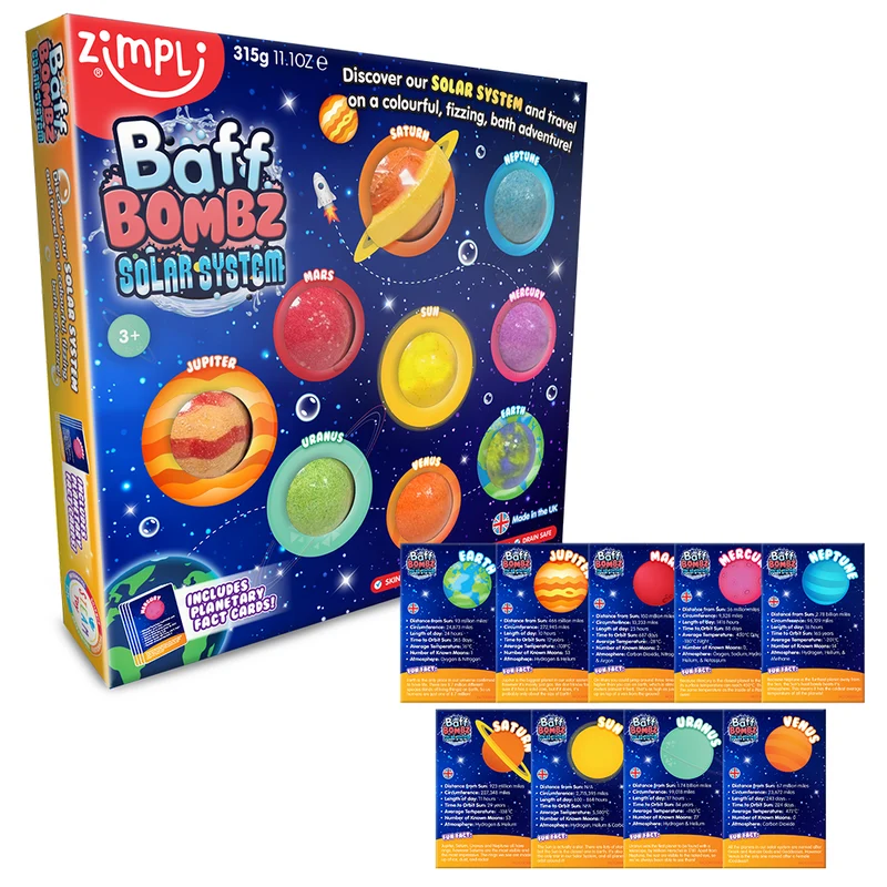 Pack Bombas de baño Sistema Solar · Zimpli