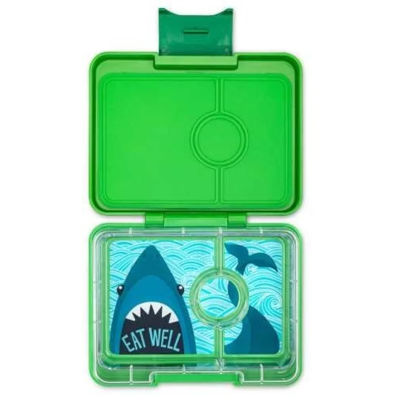 Yumbox Snack 3 compartimentos Green Shark