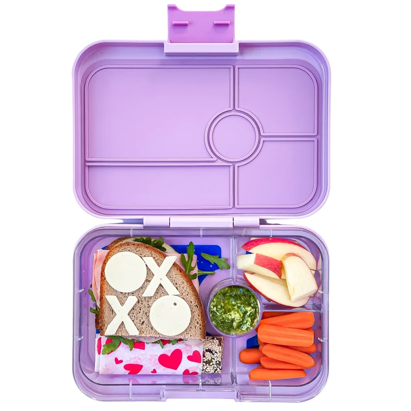Yumbox Tapas 4 compartimentos Purple + Rainbow