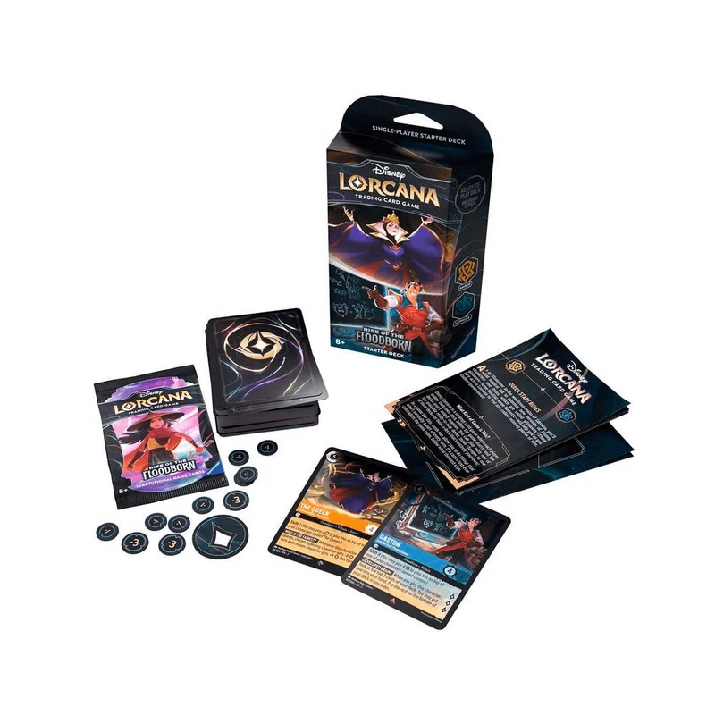 Disney Lorcana Rise of the Floodborn Starter Deck A Amber & Sapphire