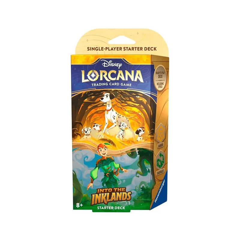 Disney Lorcana Into the Inklands Starter Deck A Amber & Emerald