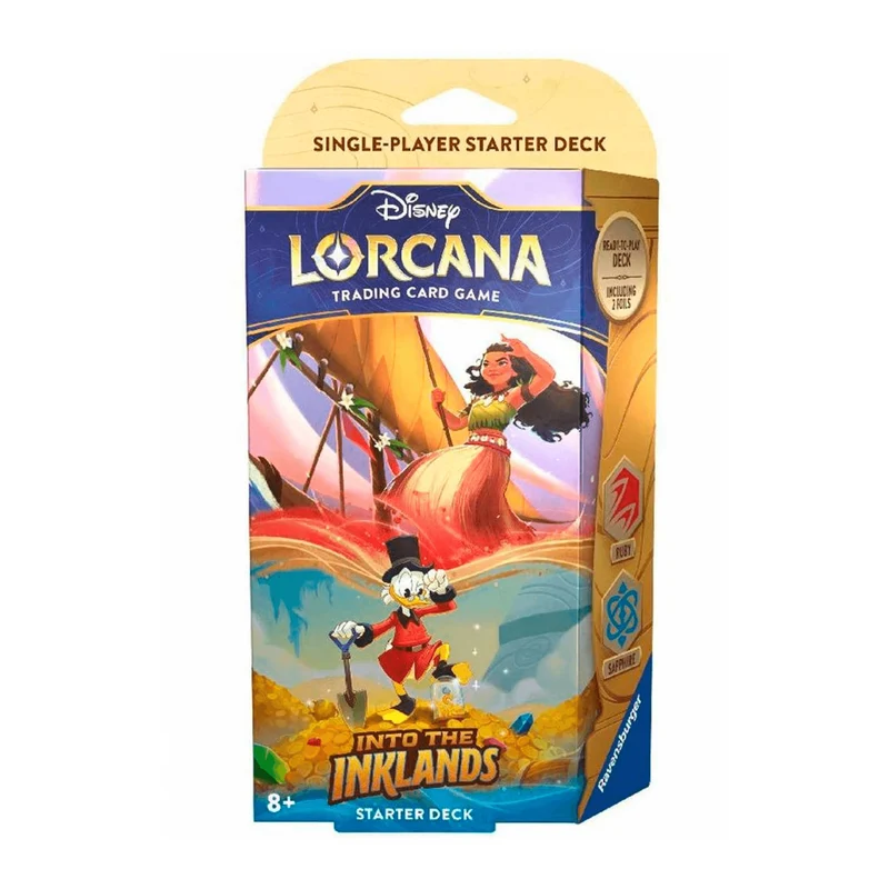 Disney Lorcana Into the Inklands Starter Deck B Ruby & Sapphire