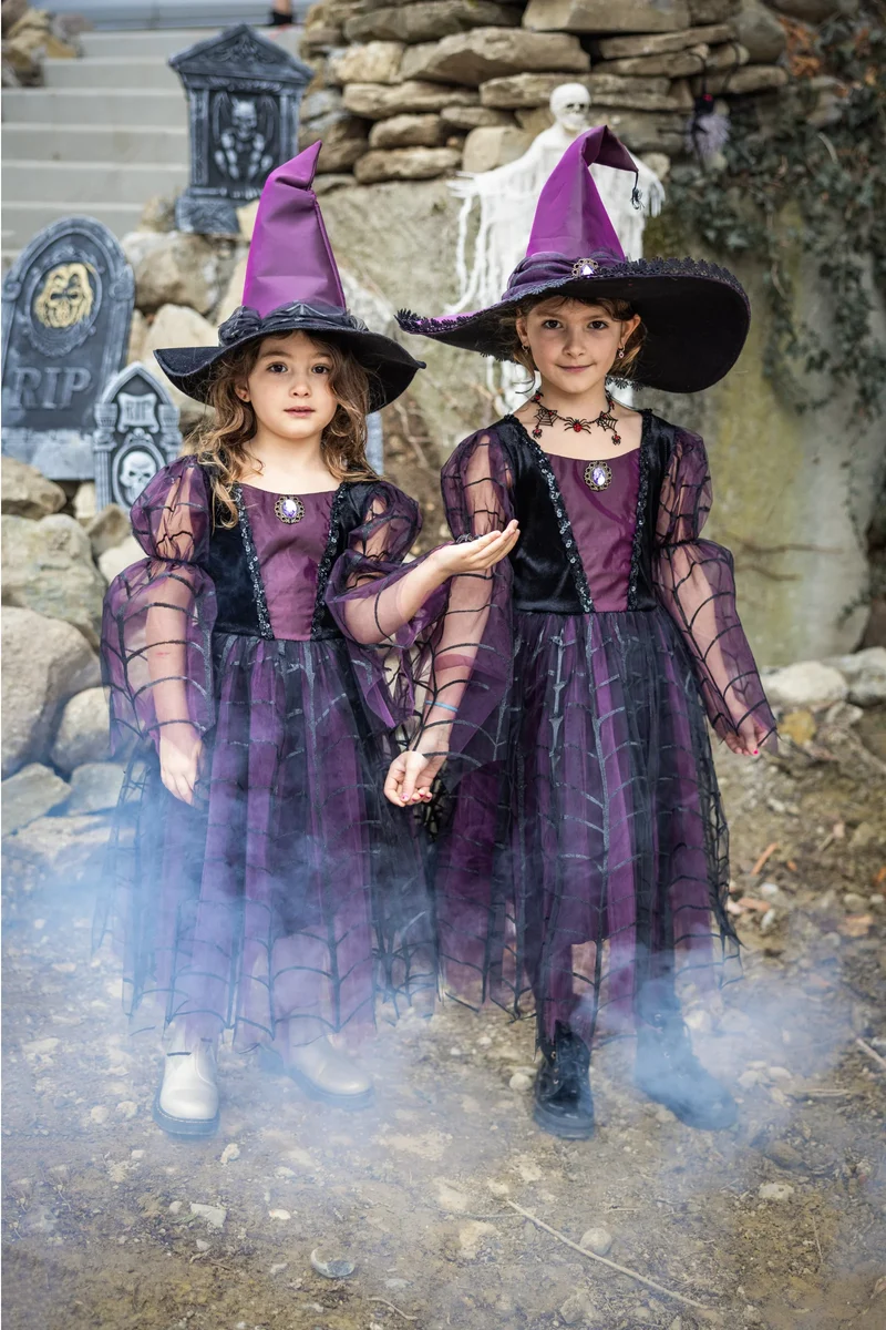 Amethyst Bruja Spider 5-6 años · Great Pretenders