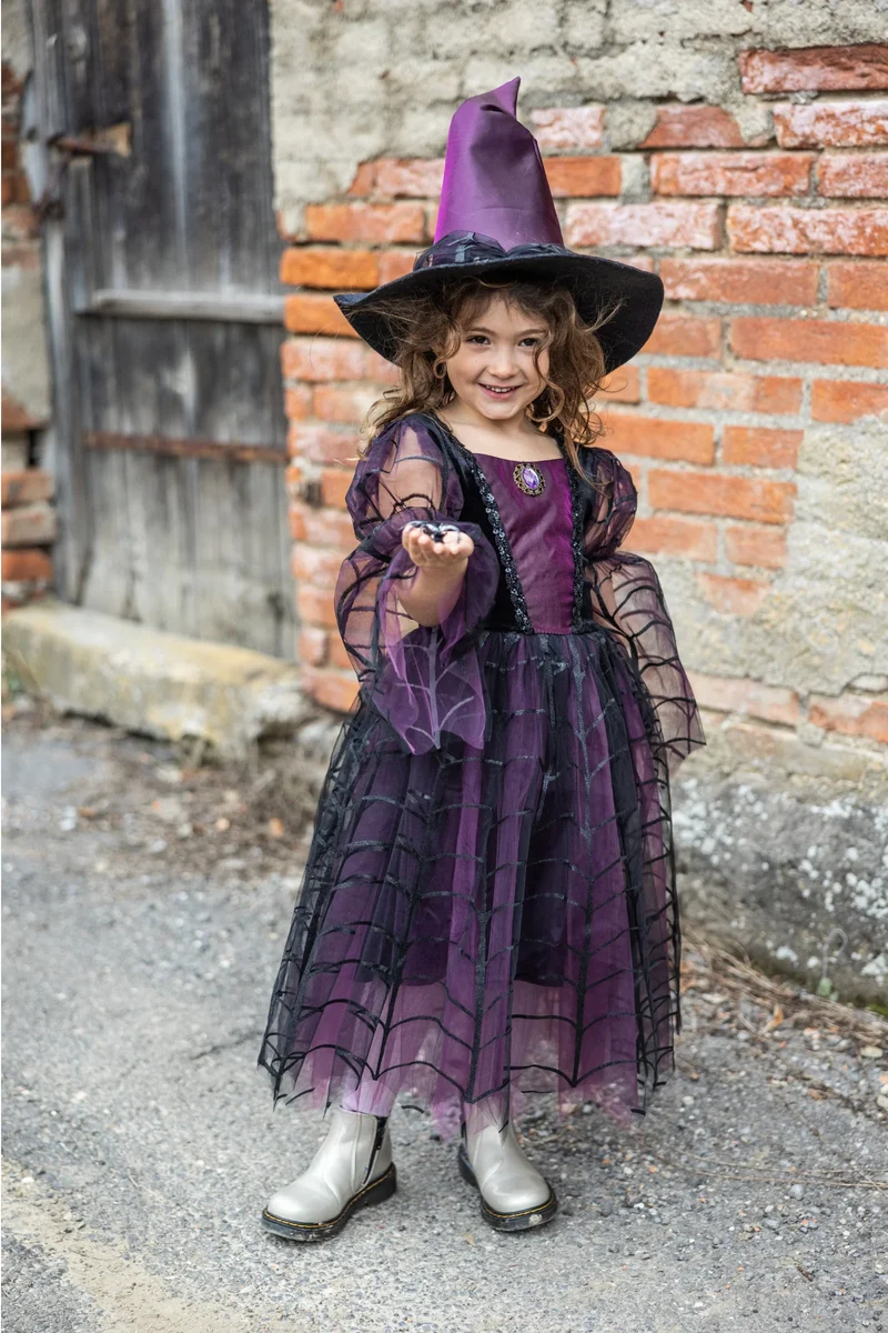 Amethyst Bruja Spider 5-6 años · Great Pretenders