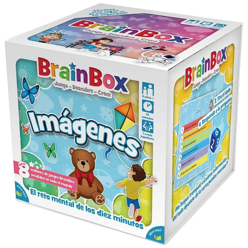 BrainBox Imágenes - Juego de mesa - Bezzerwizzer Studio - 1 jugador - 4+ años - 10 min
