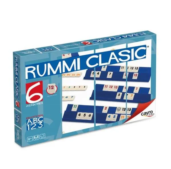 Rummi clasic 6 - Juego de mesa - Cayro - 2-6 jugadores - 8+ años - 30 min