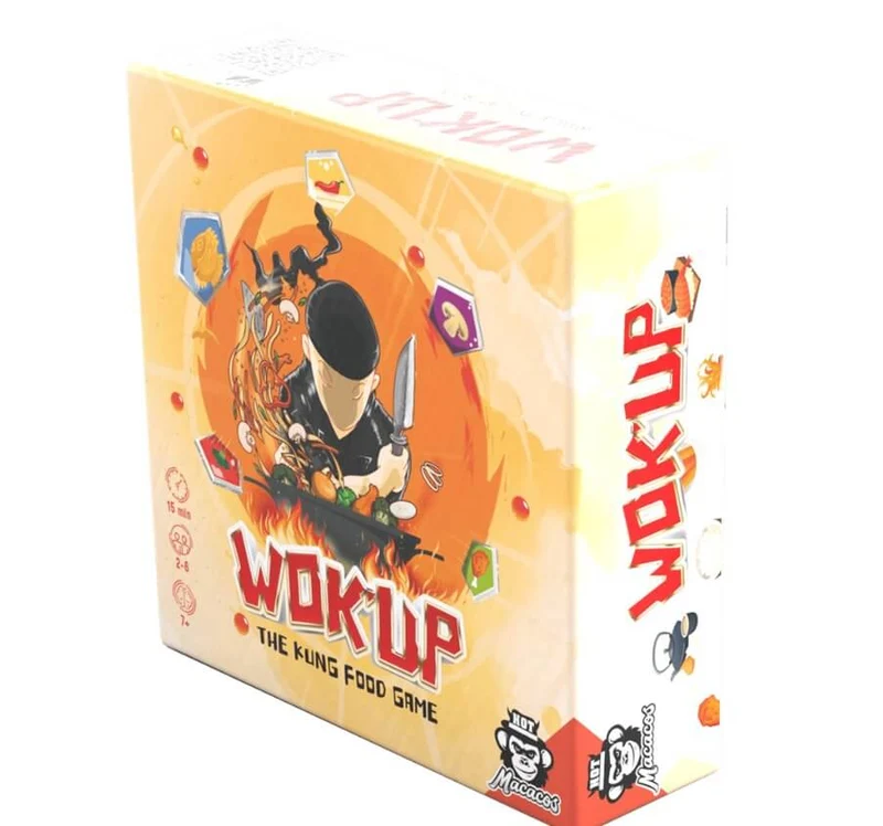Wok’ Up - Juego de mesa - Hot Macacos - 2-6 jugadores - 7+ años - 15 min