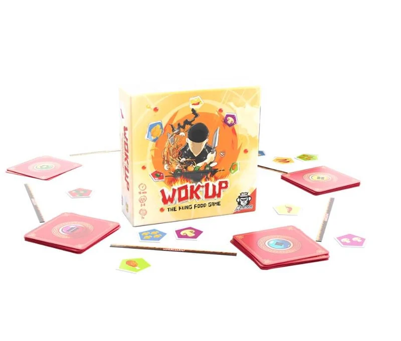 Wok’ Up - Juego de mesa - Hot Macacos - 2-6 jugadores - 7+ años - 15 min