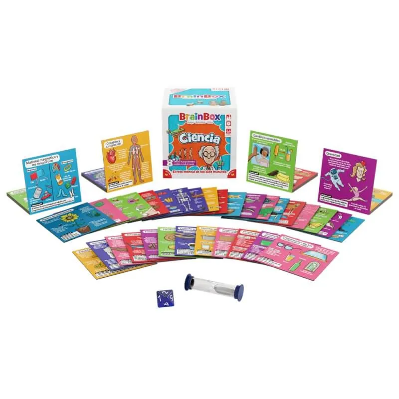 BrainBox Ciencia - Juego de mesa - Bezzerwizzer Studio - 1 jugador - 8+ años - 10 min