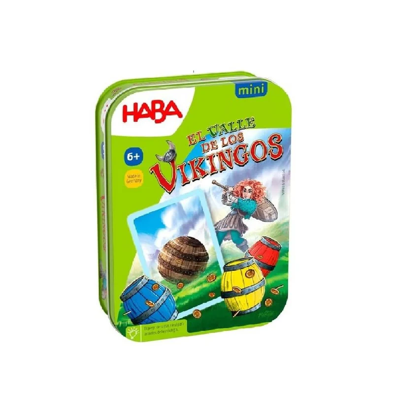 El Valle de los Vikingos versión mini - Juego de mesa - Haba - 2-4 jugadores - 6+ años - 15 min