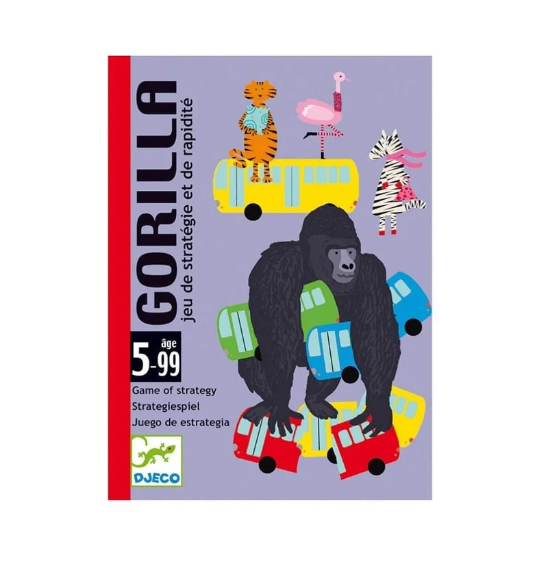Gorilla - Juego de mesa - Djeco - 3-5 jugadores - 5+ años - 20 min