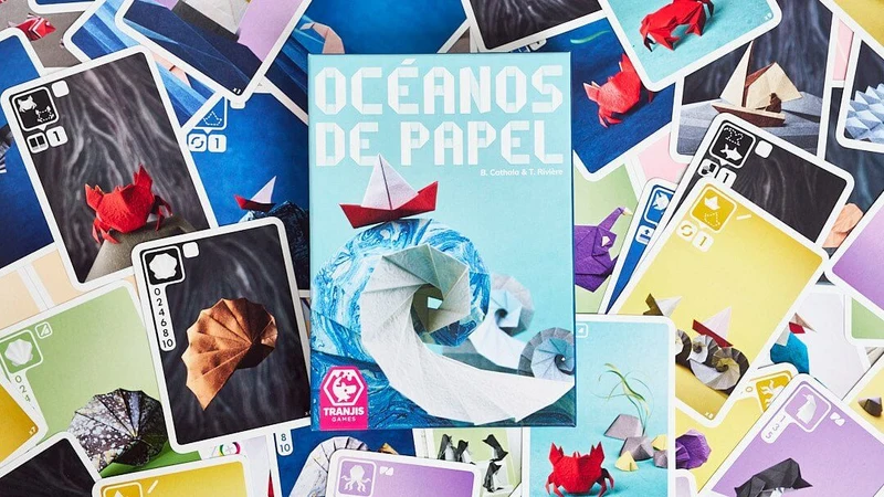 Océanos de papel - Juego de mesa - Tranjis - 2-4 jugadores - 8+ años - 30 min