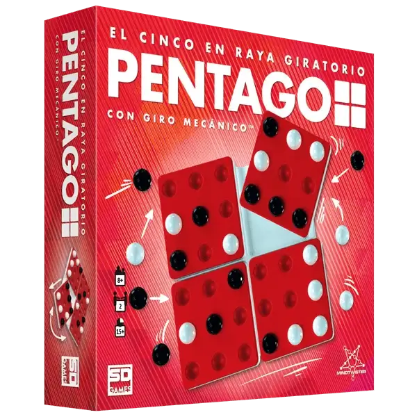 Pentago - Juego de mesa - SD GAMES - 2 jugadores - 8+ años - 15 min