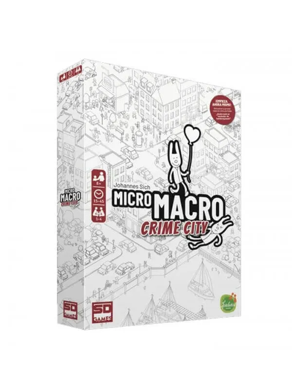 Micro Macro Crime City - Juego de mesa - SD GAMES - 1-4 jugadores - 10+ años - 15-45 min