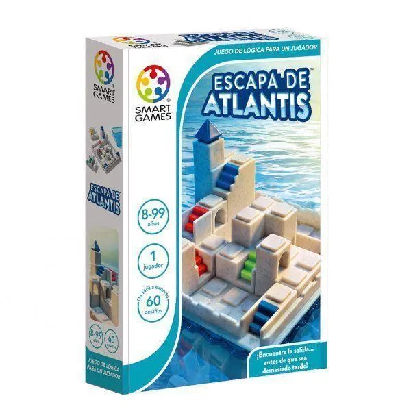 Escapa de Atlantis - Juego de mesa - SmartGames - 1 jugador - 8+ años - 10 min