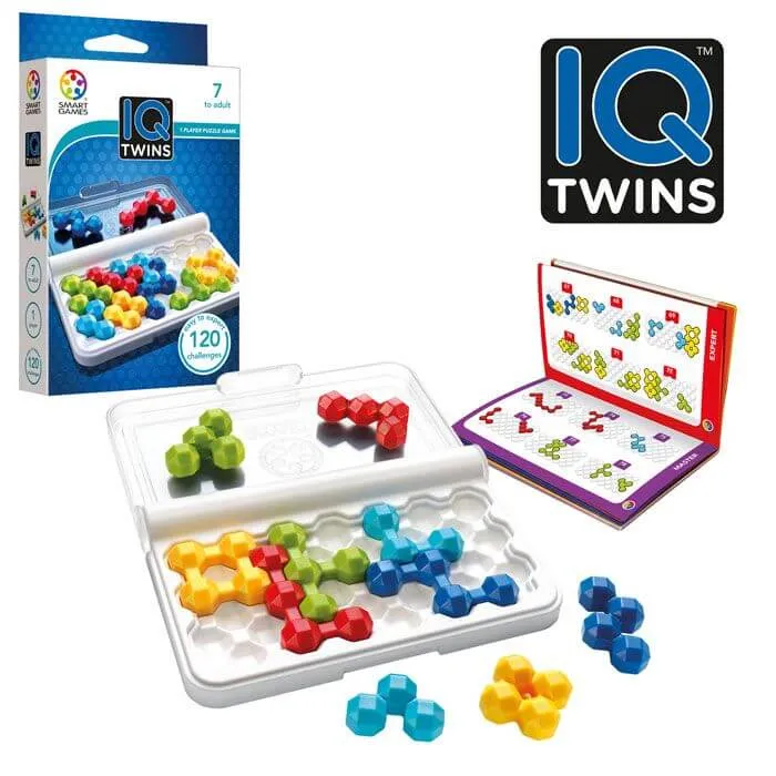 IQ Twins - Juego de mesa - SmartGames - 1 jugador - 7+ años - 10 min