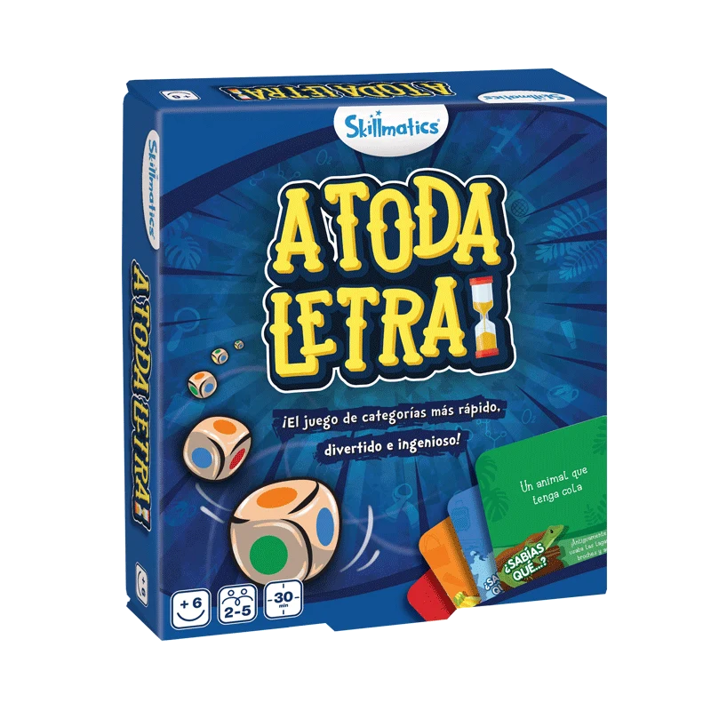 A Toda Letra - Juego de mesa - Ludilo - 2-6 jugadores - 6+ años - 15 min