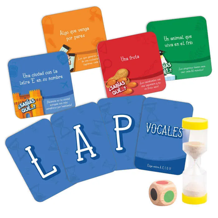 A Toda Letra - Juego de mesa - Ludilo - 2-6 jugadores - 6+ años - 15 min