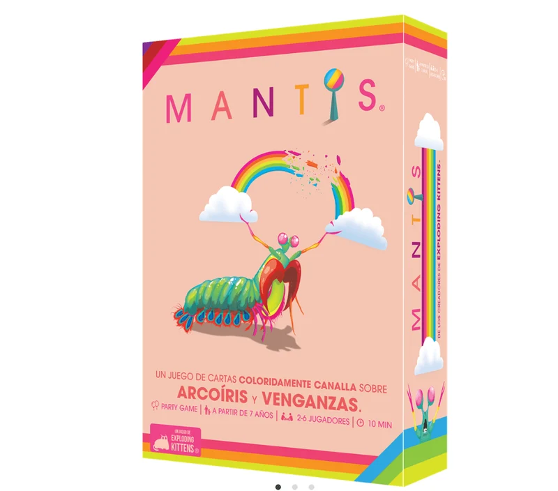 Mantis - Juego de mesa - Exploding Kittens - 2-6 jugadores - 7+ años - 10 min