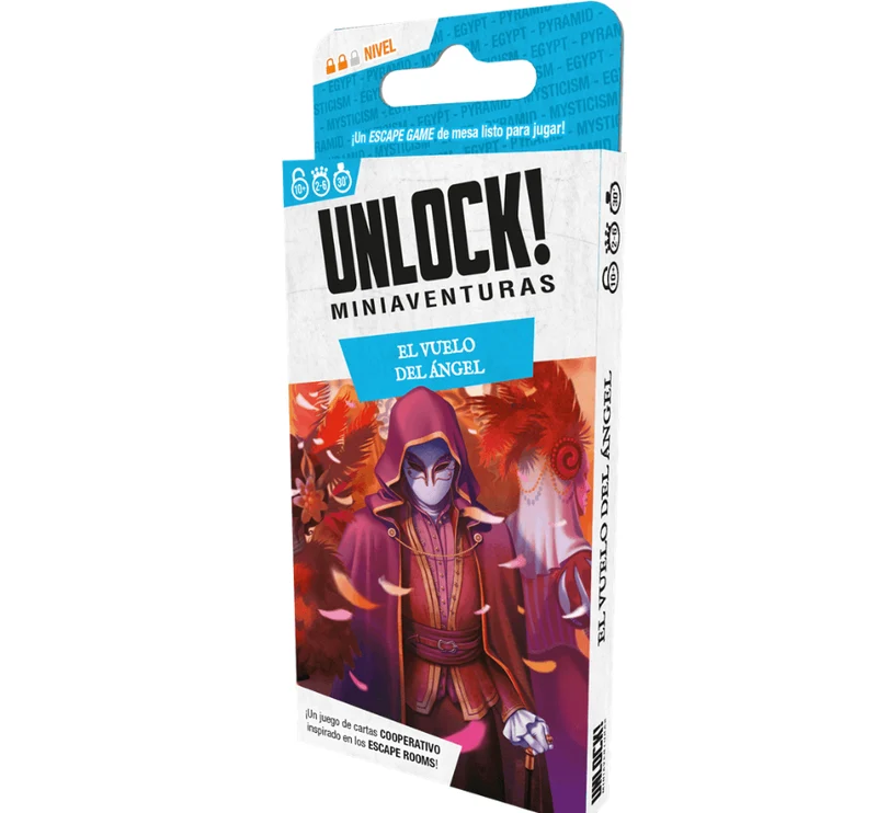 Unlock! Miniaventuras: El vuelo del ángel - Juego de mesa - Space Cowboys - 1-6 jugadores - 10+ años - 30-45 min