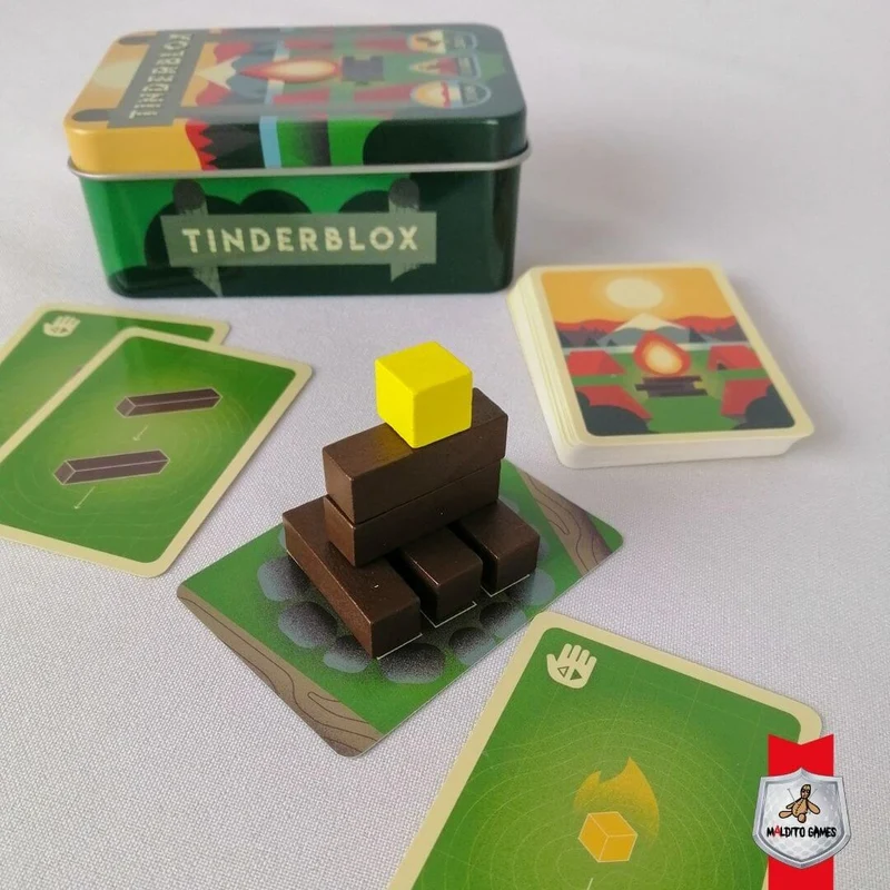 Tinderblox - Juego de mesa - MALDITO GAMES - 2-6 jugadores - 6+ años - 5-10 min