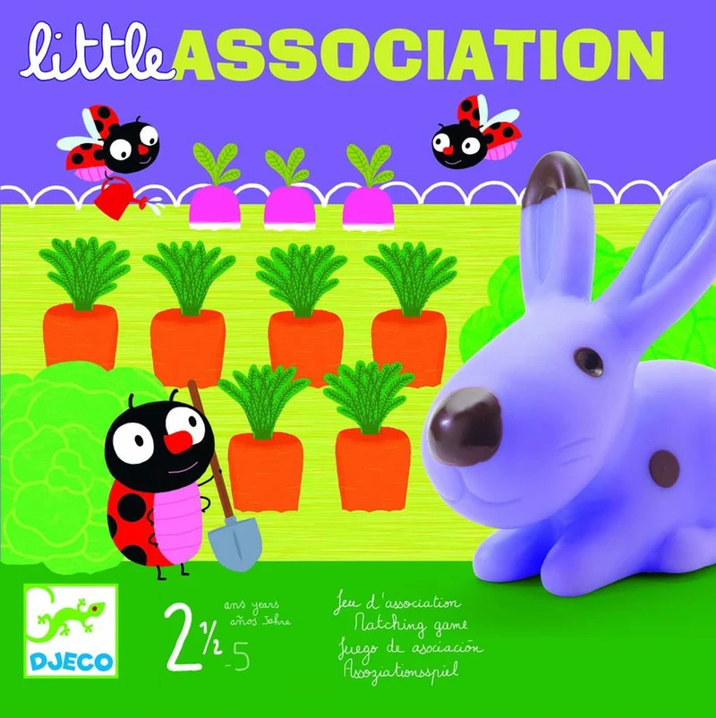 Little Association - Juego de mesa - Djeco - 2-4 jugadores - 2+ años - 10 min