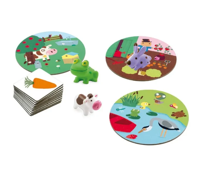 Little Association - Juego de mesa - Djeco - 2-4 jugadores - 2+ años - 10 min