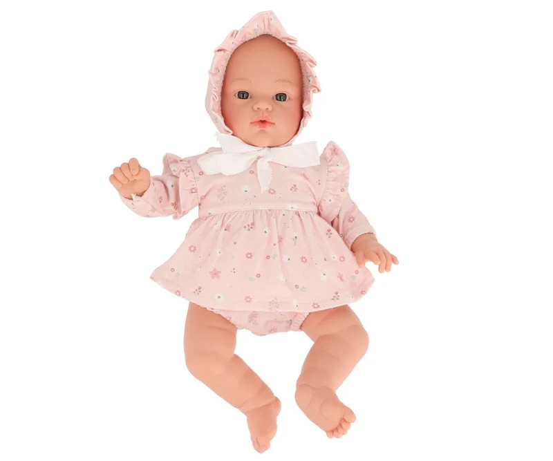 Muñeco Helena con Vestido Pink Flowers