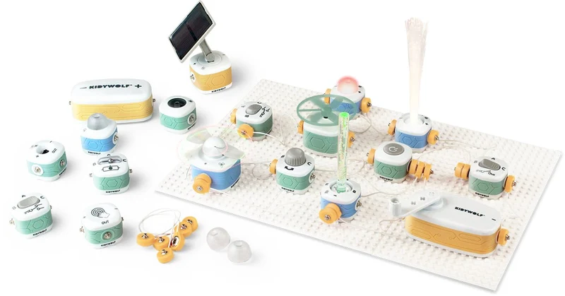 Mi primer Kit eléctrico avanzado 18 piezas · Kidywolf