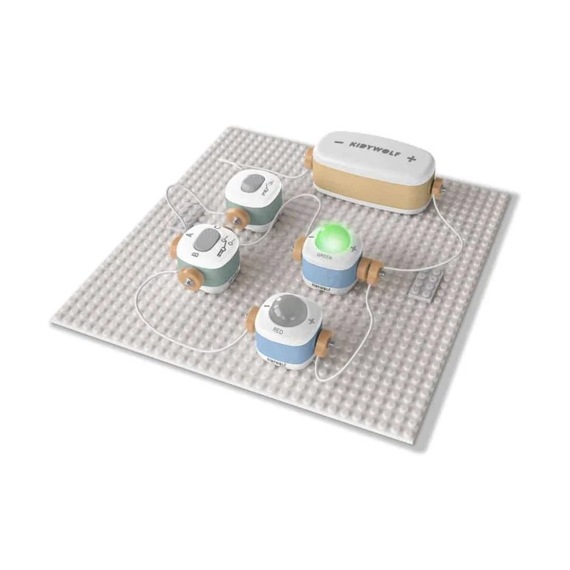 Mi primer Kit eléctrico iniciación 11 piezas · Kidywolf