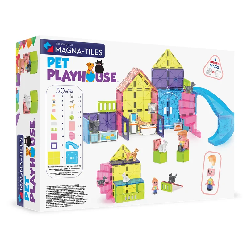 Magna-T Pet Playhouse Set 50 piezas