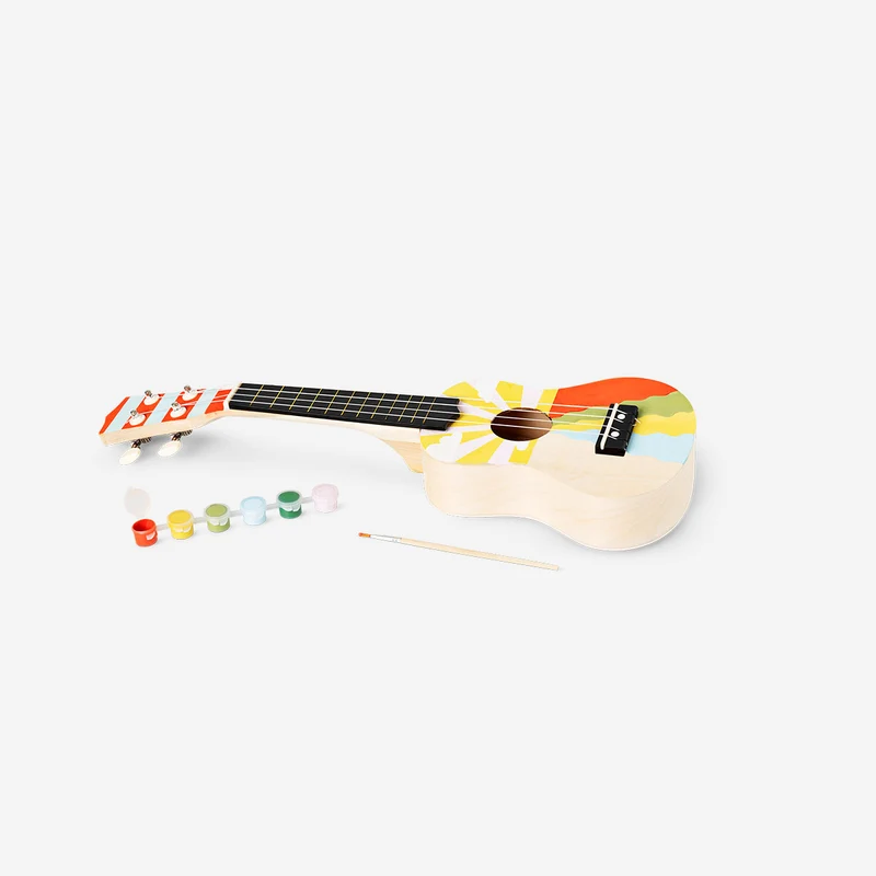 DIY ukulele with paint