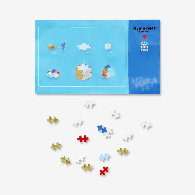 Building mix - Plus Plus x Flying Tiger Copenhagen - 240 pcs
