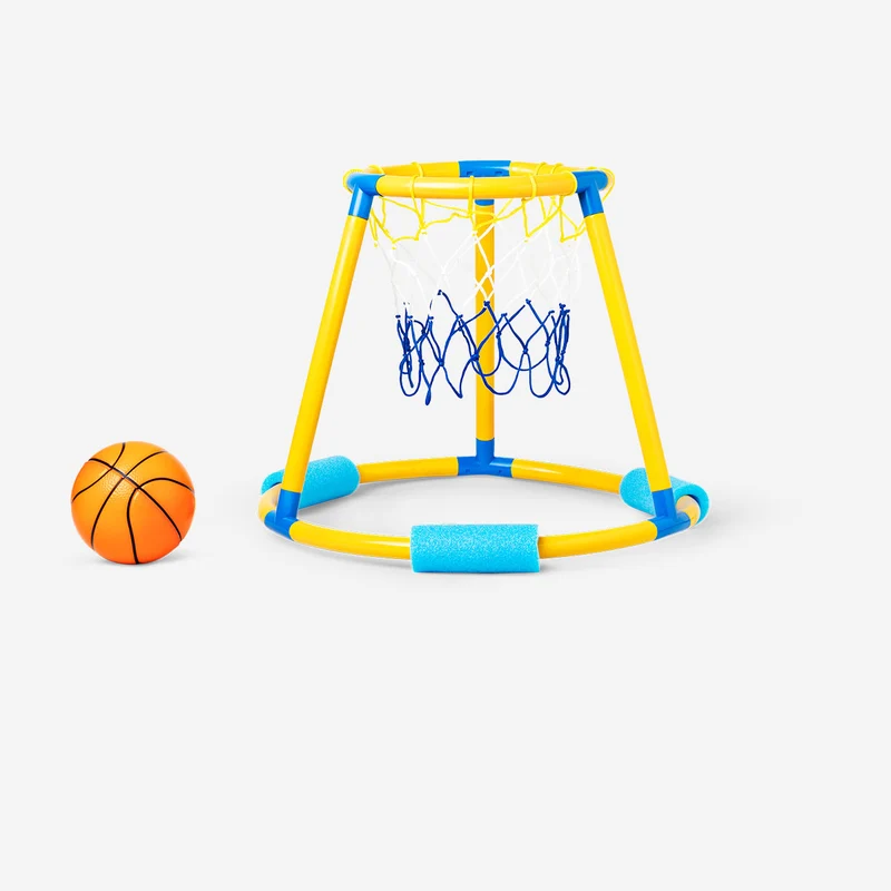 Floating basketball set for pools