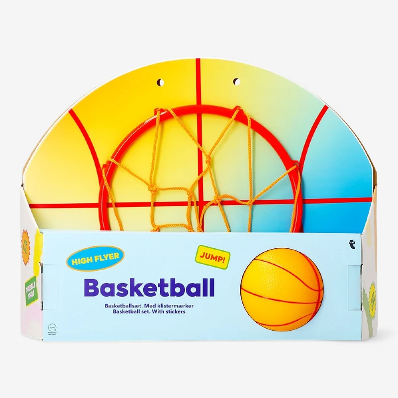 Basketball set with stickers