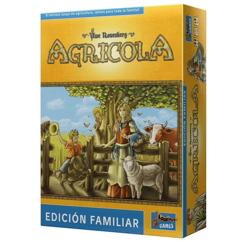 Agrícola Edición Familiar - Juego de mesa - Lookout Games - 1-4 jugadores - 8+ años - 45 min