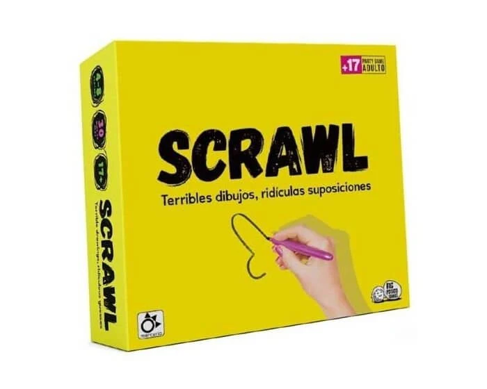 Scrawl - Juego de mesa - Mercurio - 4-8 jugadores - 17+ años - 30 min