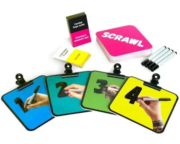 Scrawl - Juego de mesa - Mercurio - 4-8 jugadores - 17+ años - 30 min