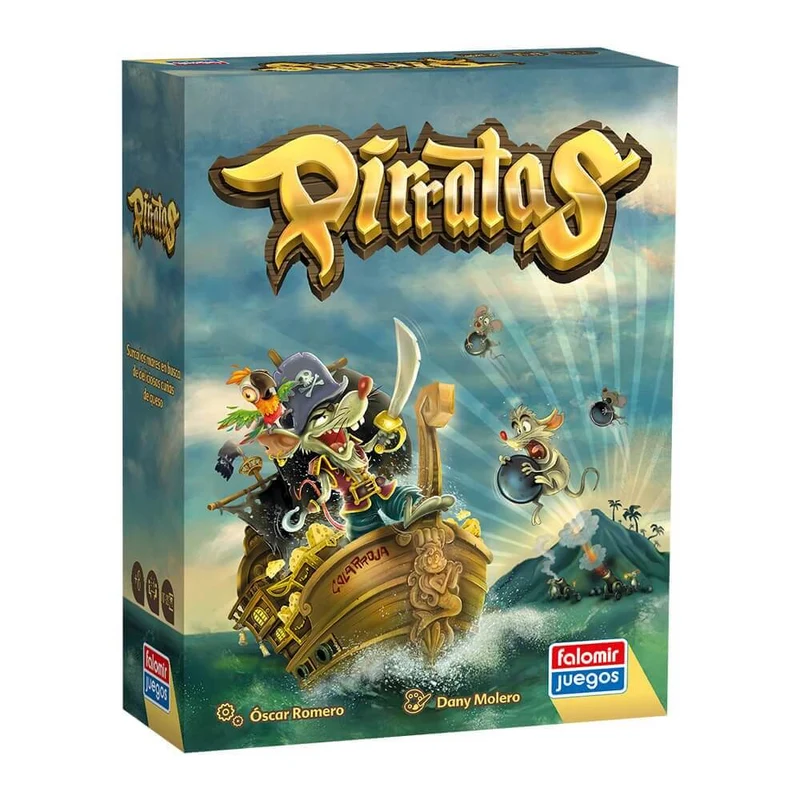 Pirratas - Juego de mesa - FALOMIR - 2-4 jugadores - 8+ años - 10-20 min