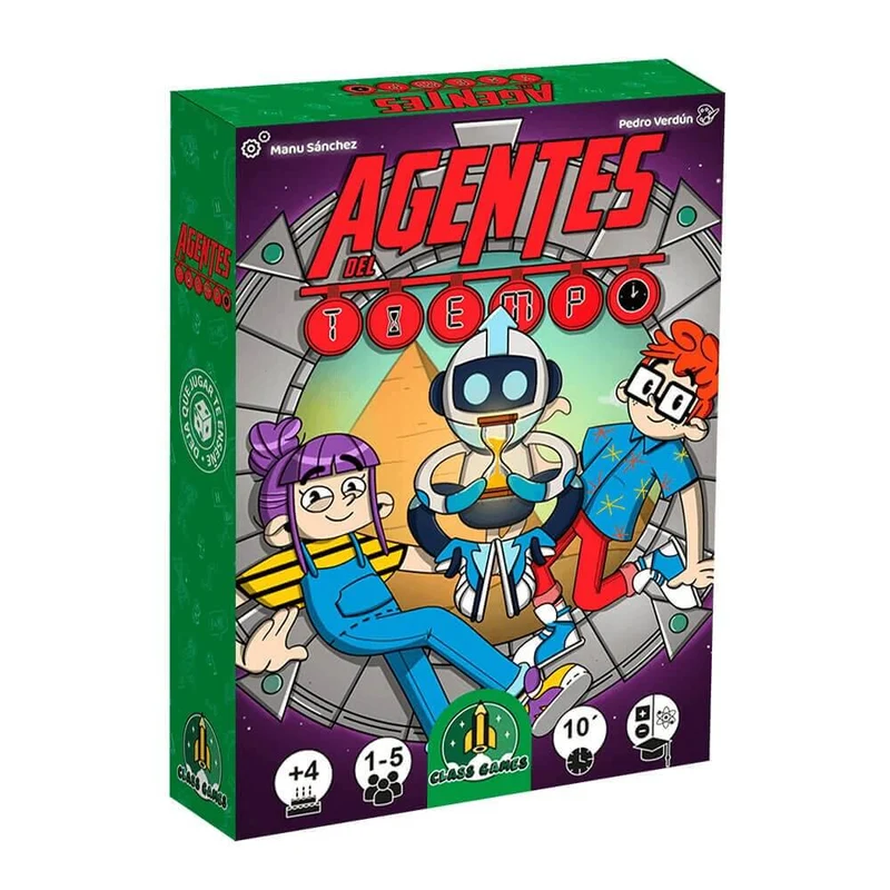 Agentes del Tiempo - Juego de mesa - FALOMIR - 2-5 jugadores - 6+ años - 5-10 min